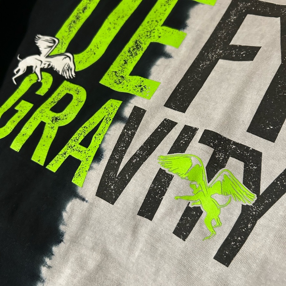 Wicked Musical Official Defy Gravity Split Tie Dye Long Sleeve Tshirt 2XL Unisex - Picture 2 of 5
